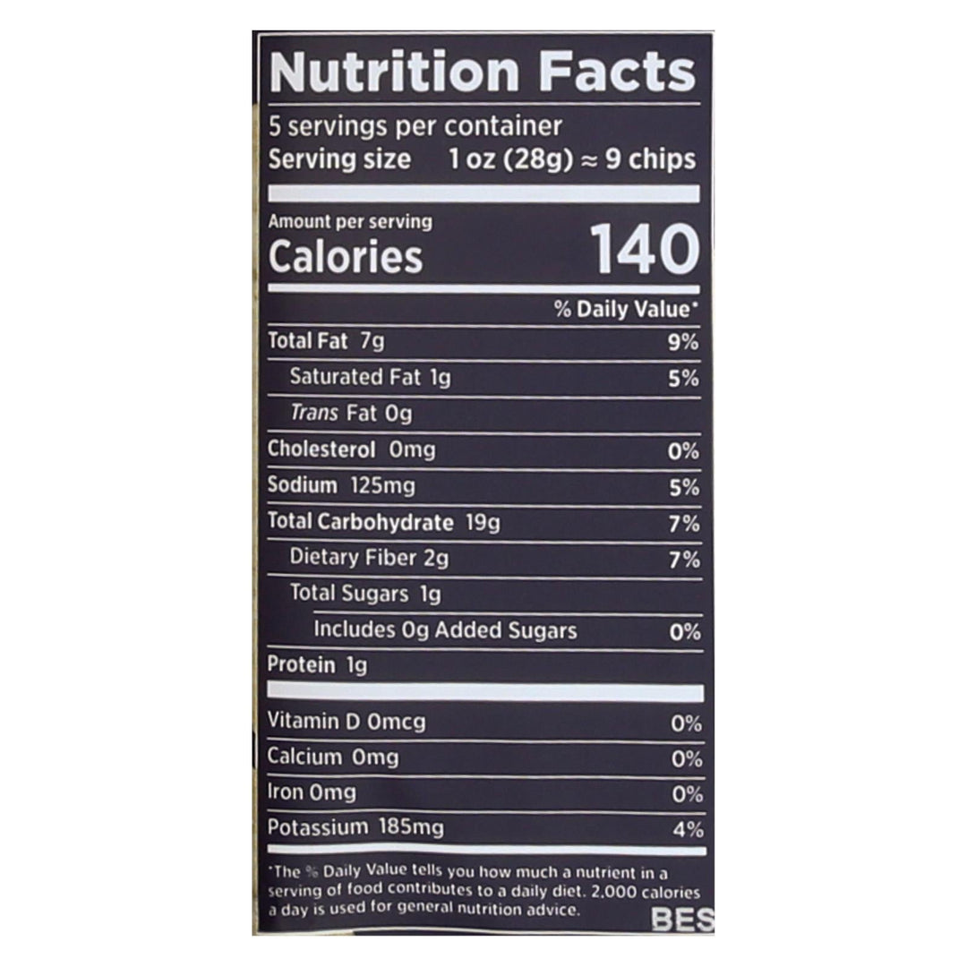 Siete Tortilla Chip - Sea Salt - Case Of 12 - 5 Oz - Maras Green