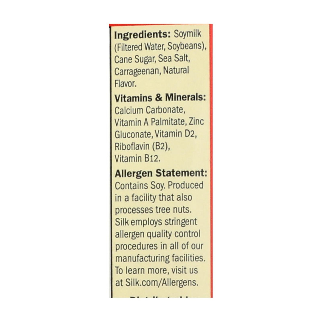 Silk Soymilk - Original - Case Of 6 - 32 Fl Oz. - Maras Green
