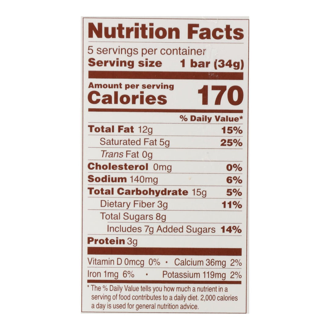 Simple Mills - Bar Sft Baked Dark Chocolate Almond - Case Of 6 - 5.99 Oz - Maras Green