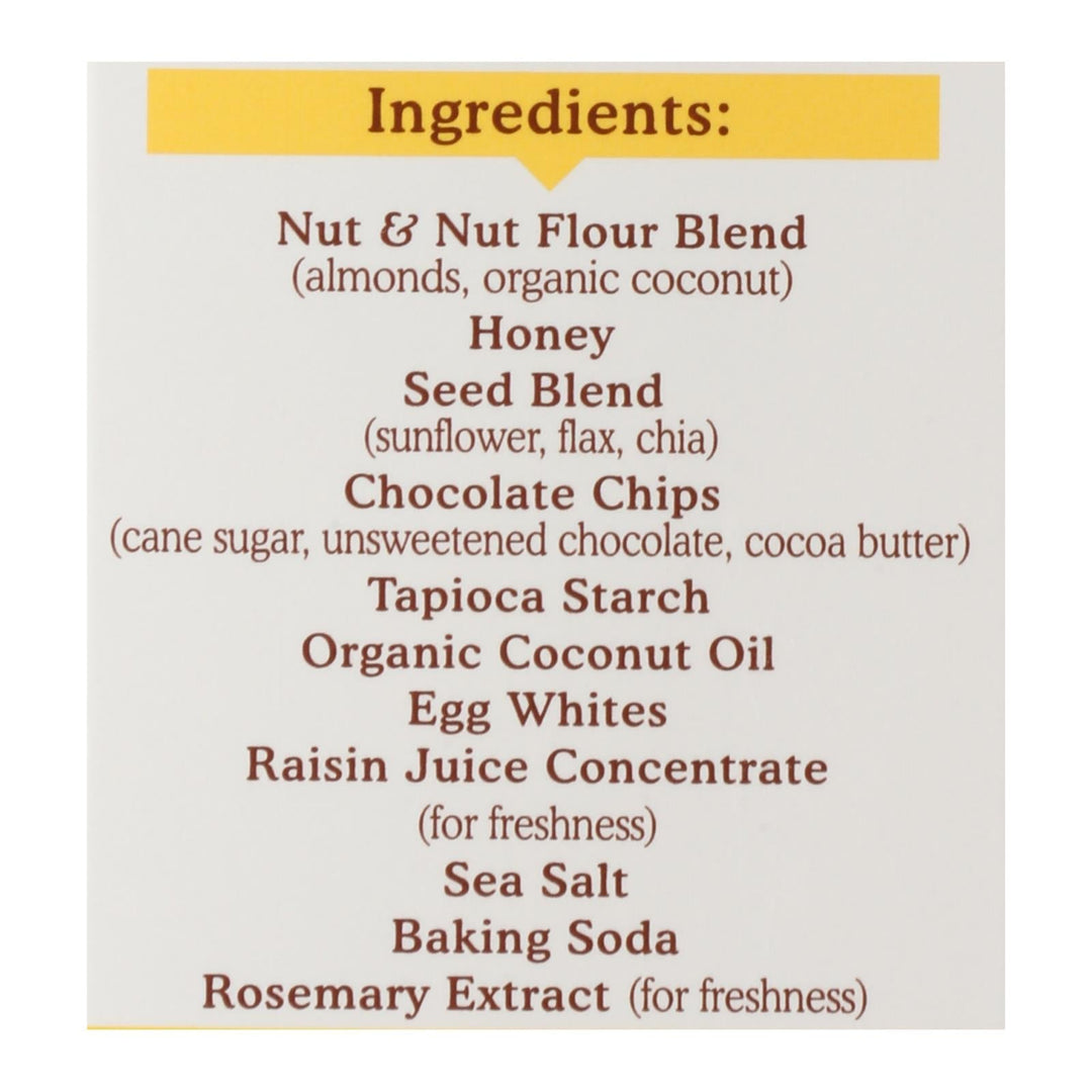 Simple Mills - Bar Sft Baked Dark Chocolate Almond - Case Of 6 - 5.99 Oz - Maras Green