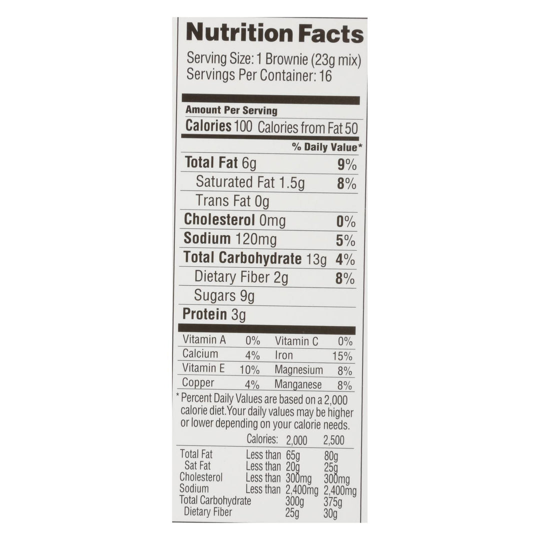 Simple Mills - Brownie Mix Almond Flour - Case Of 6 - 12.9 Oz - Maras Green