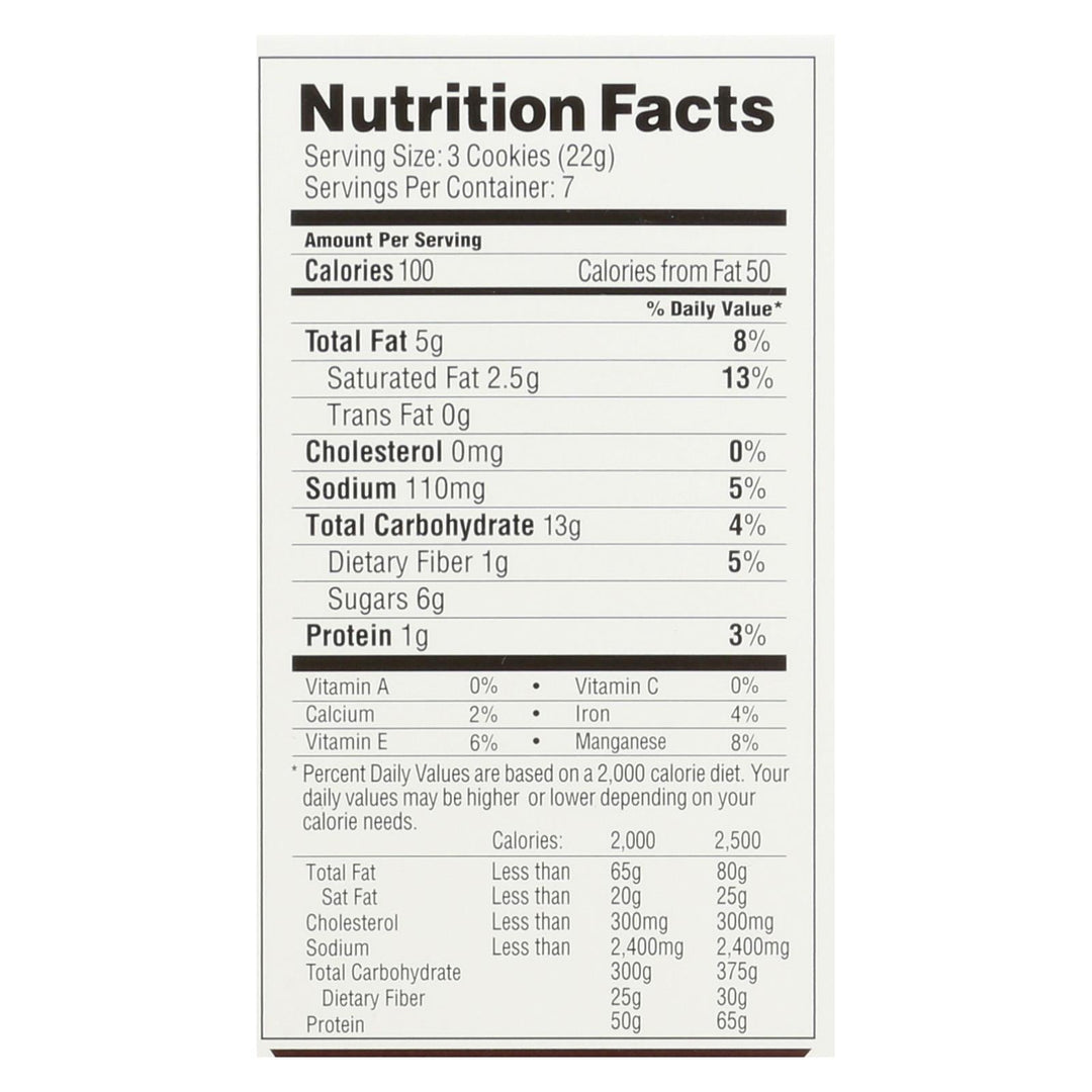 Simple Mills Cookies - Crunchy Double Chocolate - Case Of 6 - 5.5 Oz - Maras Green