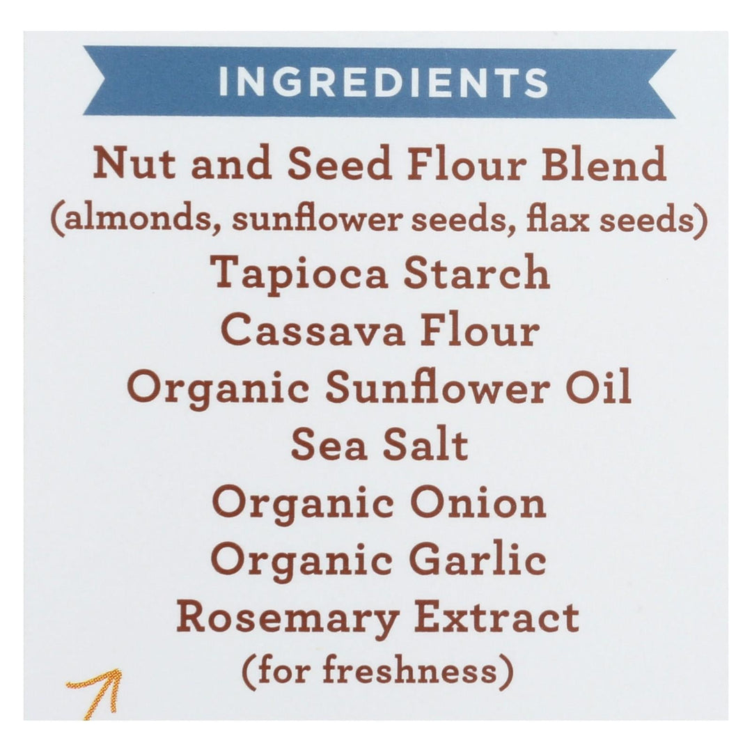 Simple Mills Fine Ground Sea Salt Almond Flour Crackers - Case Of 6 - 4.25 Oz. - Maras Green