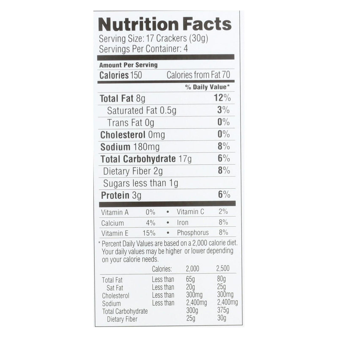 Simple Mills Sun Dried Tomato And Basil Almond Flour Crackers - Case Of 6 - 4.25 Oz. - Maras Green