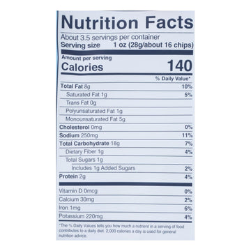 Simply 7 - Chips Quinoa Cheddar - Case Of 8 - 3.5 Oz - Maras Green