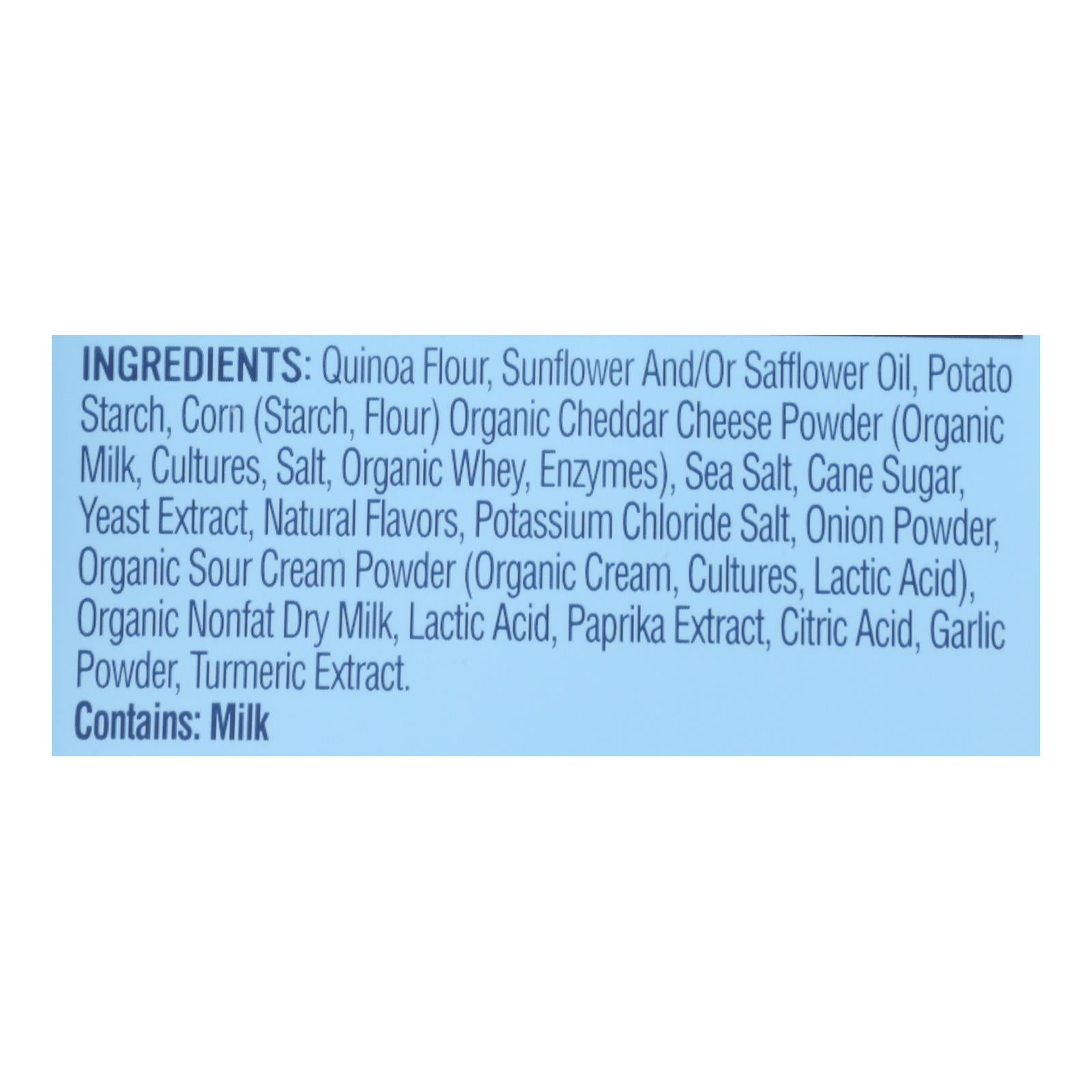 Simply 7 - Chips Quinoa Cheddar - Case Of 8 - 3.5 Oz - Maras Green