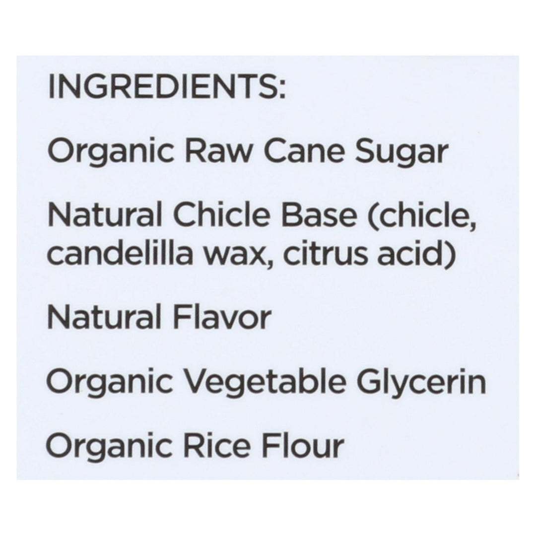 Simply Gum All Natural Gum - Ginger - Case Of 12 - 15 Count - Maras Green