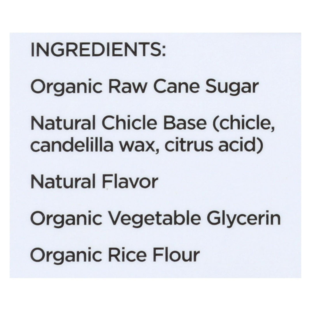 Simply Gum All Natural Gum - Mint - Case Of 12 - 15 Count - Maras Green