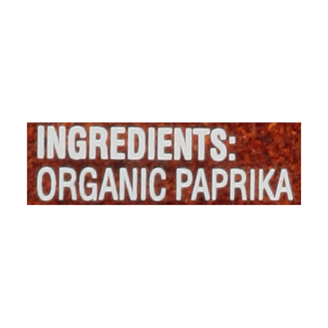 Simply Organic - Paprika Organic Ground - Case Of 6 - 2.96 Ounces - Maras Green