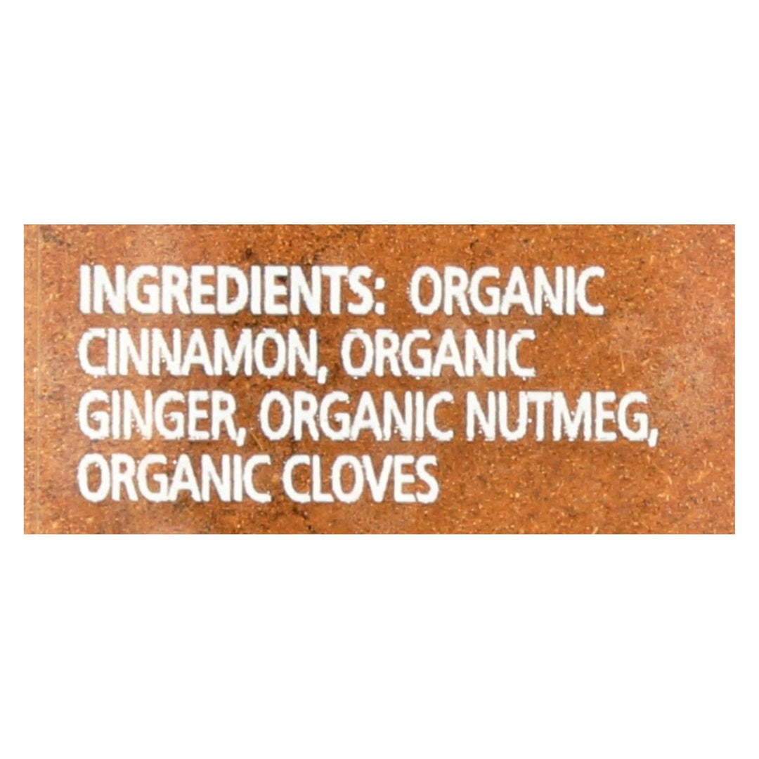 Simply Organic Pumpkin Spice - Case Of 6 - 1.94 Oz. - Maras Green