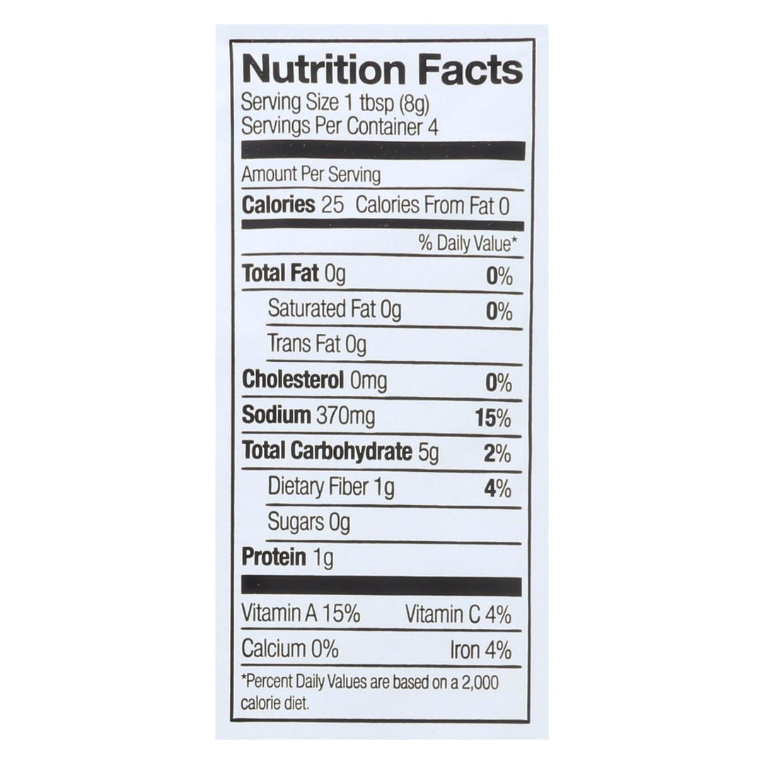 Simply Organic Seasoning Mix - Fish Taco - Case Of 12 - 1.13 Oz. - Maras Green