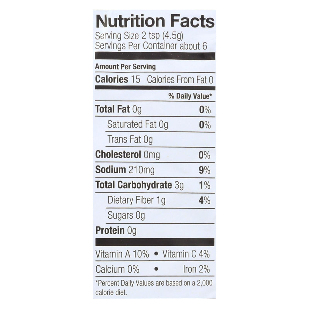 Simply Organic Seasoning Mix - Vegetarian Chili - Case Of 12 - 1 Oz. - Maras Green