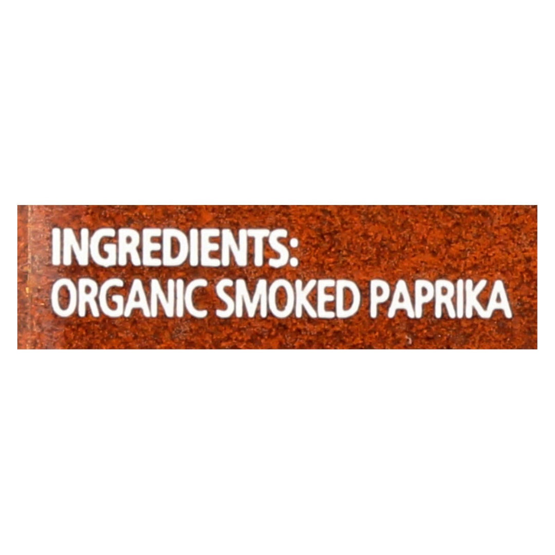 Simply Organic Smoked Paprika - Case Of 6 - 2.72 Oz. - Maras Green