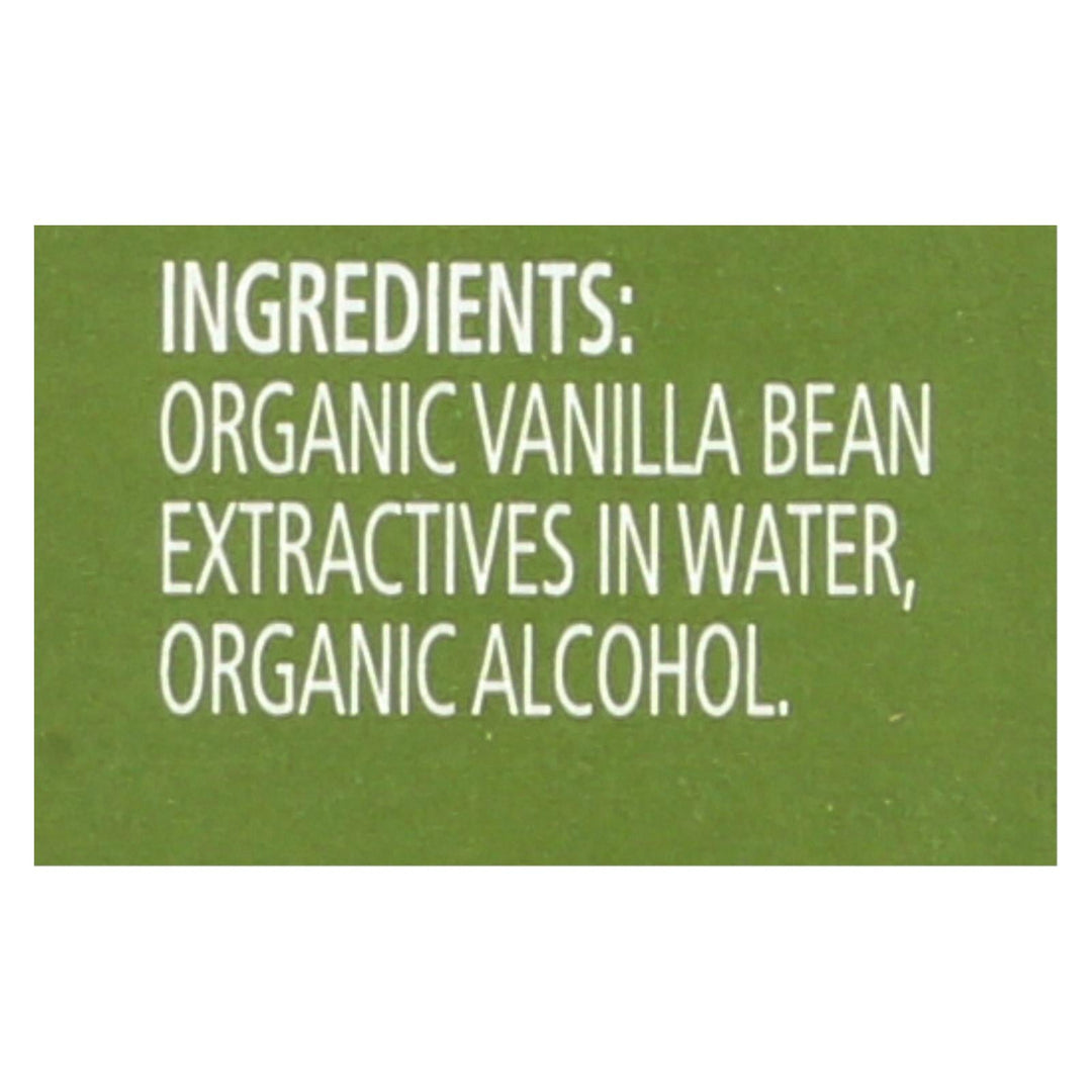 Simply Organic Vanilla Extract - Organic - 4 Oz - Maras Green