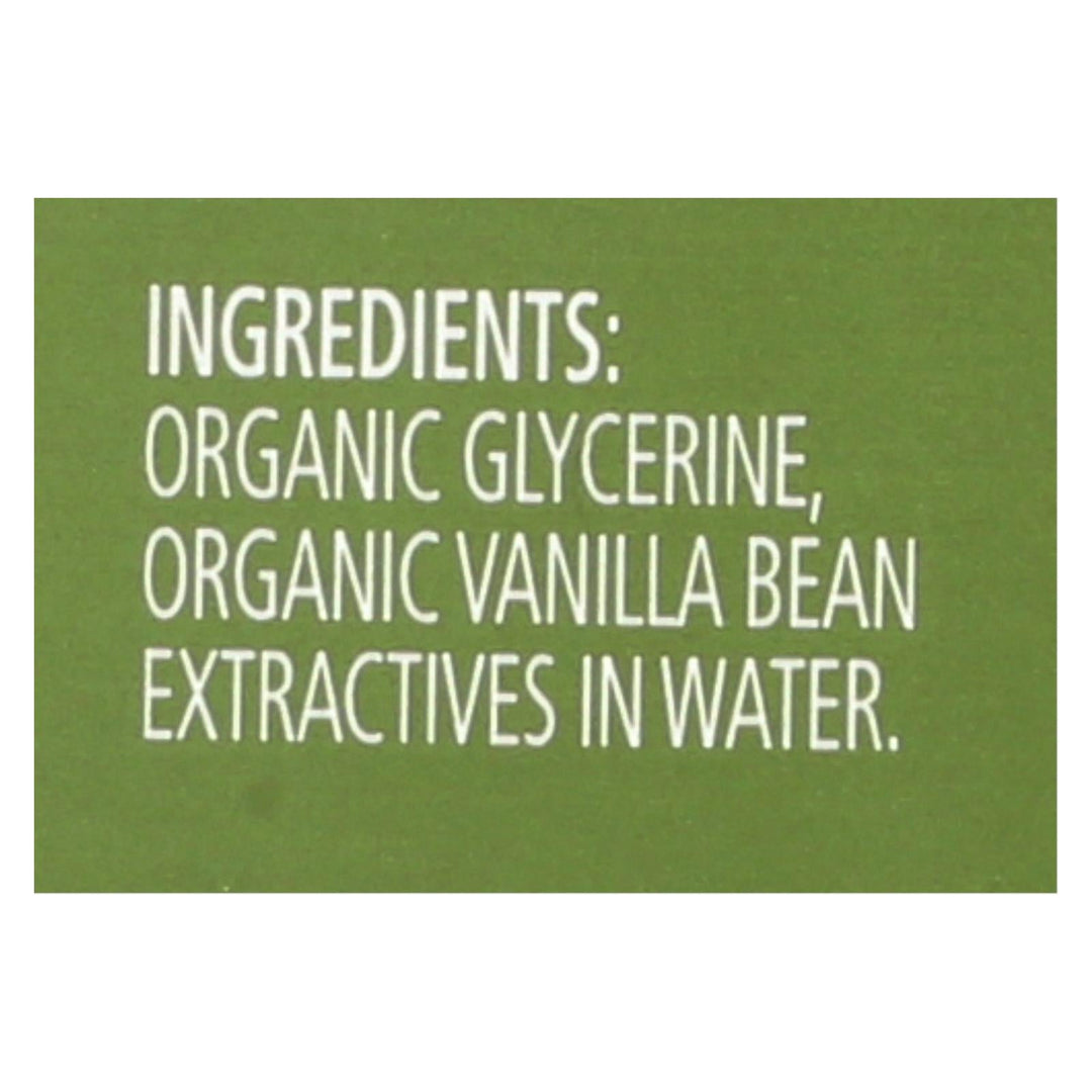 Simply Organic Vanilla Flavoring Organic - 4 Oz - Case Of 6 - Maras Green