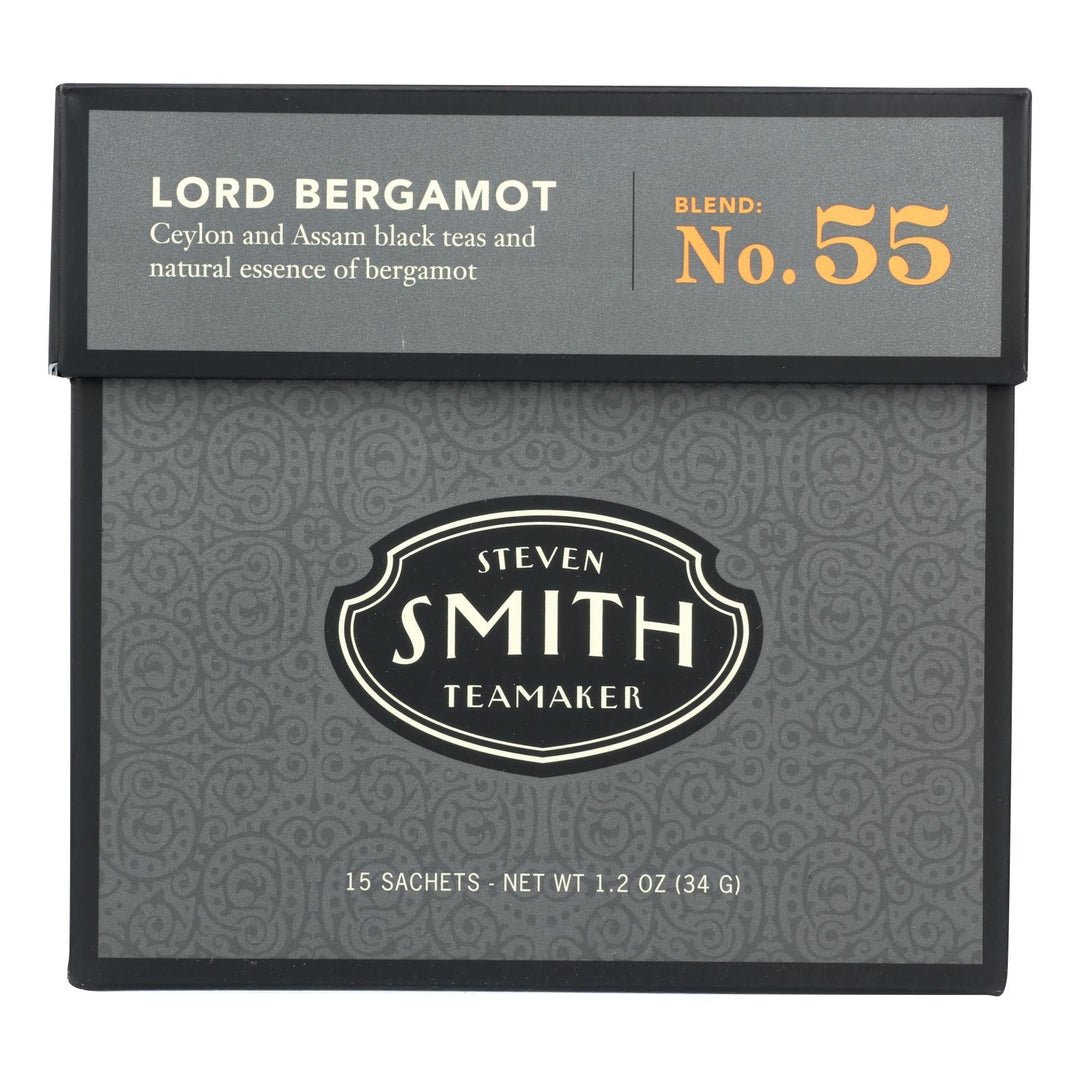 Smith Teamaker Black Tea - Lord Bergamot - Case Of 6 - 15 Bags - Maras Green