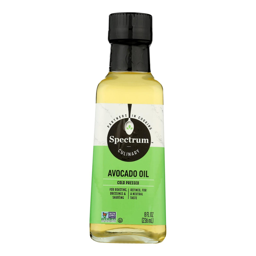 Spectrum Naturals Avocado Oil - Refined - 8 Oz - Case Of 6 - Maras Green