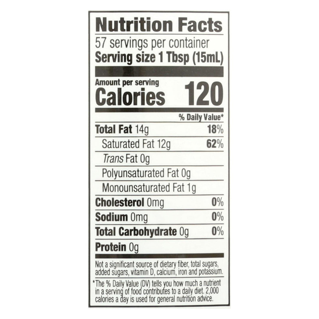 Spectrum Naturals Coconut Oil - Organic - Virgin - Unrefined - 29 Oz - Maras Green