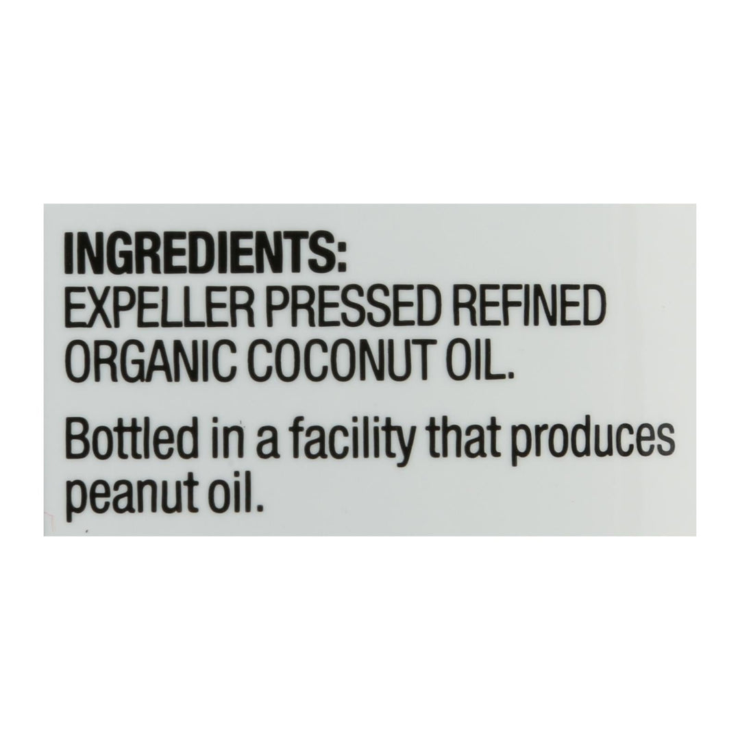 Spectrum Naturals Organic Refined Coconut Oil - Case Of 12 - 14 Fl Oz. - Maras Green