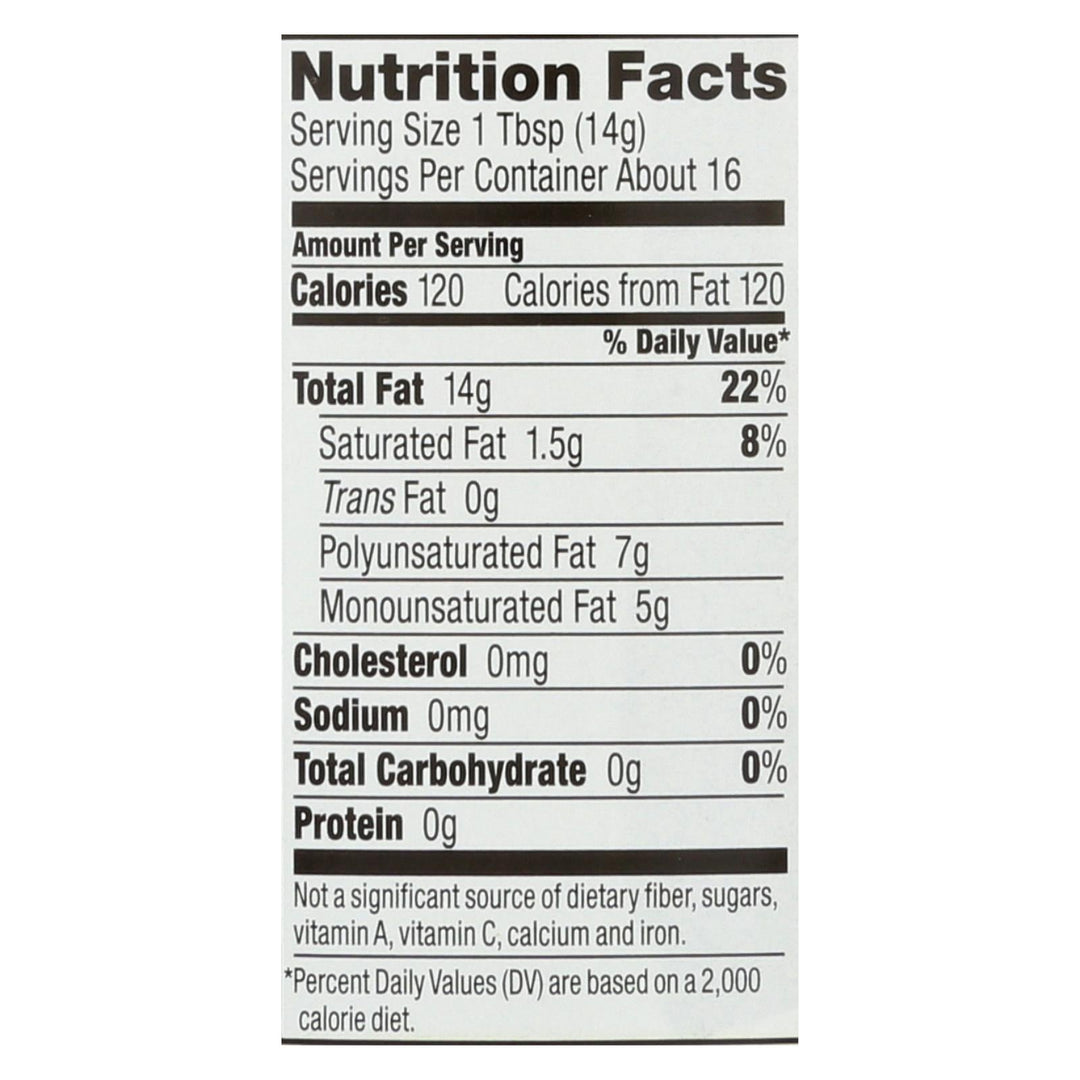 Spectrum Naturals Unrefined Toasted Sesame Oil - Case Of 6 - 8 Fl Oz. - Maras Green