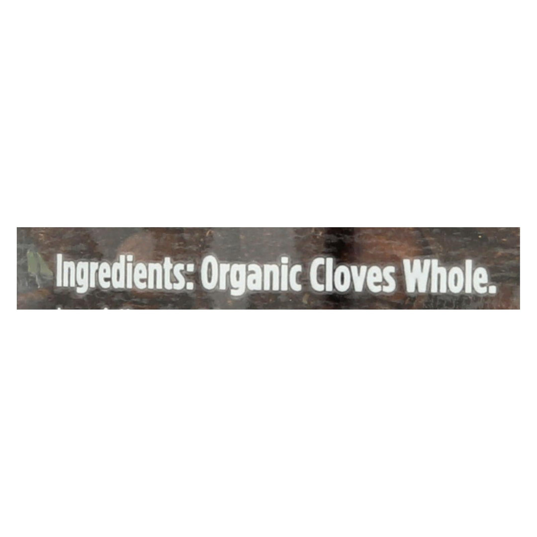 Spicely Organics - Organic Cloves - Whole - Case Of 3 - 1.1 Oz. - Maras Green