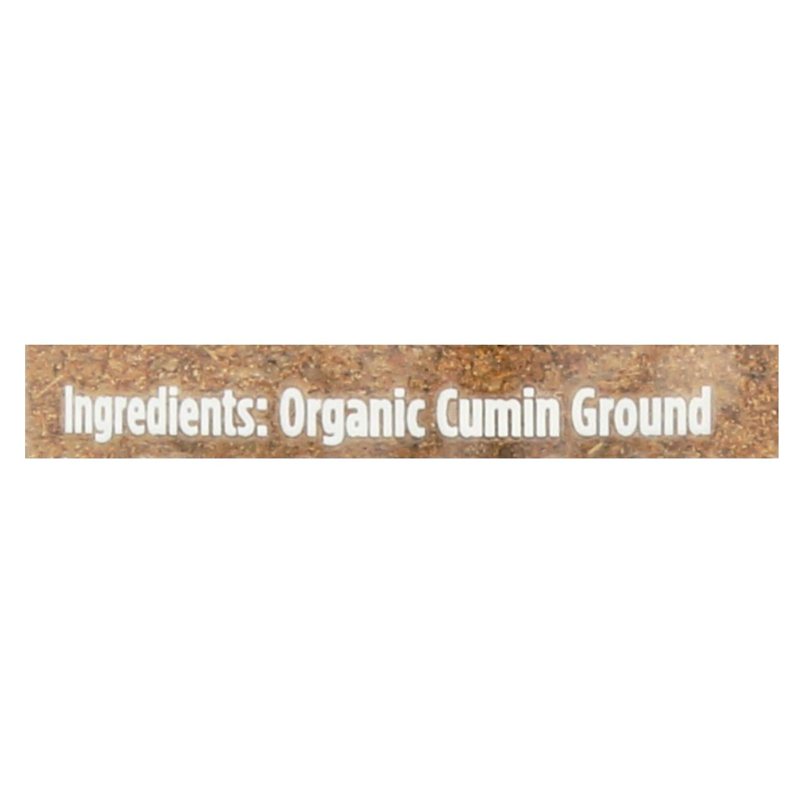 Spicely Organics - Organic Cumin - Ground - Case Of 3 - 1.7 Oz. - Maras Green