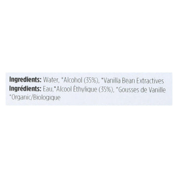 Spicely Organics - Organic Extract - Vanilla - Case Of 6 - 2 Fl Oz. - Maras Green