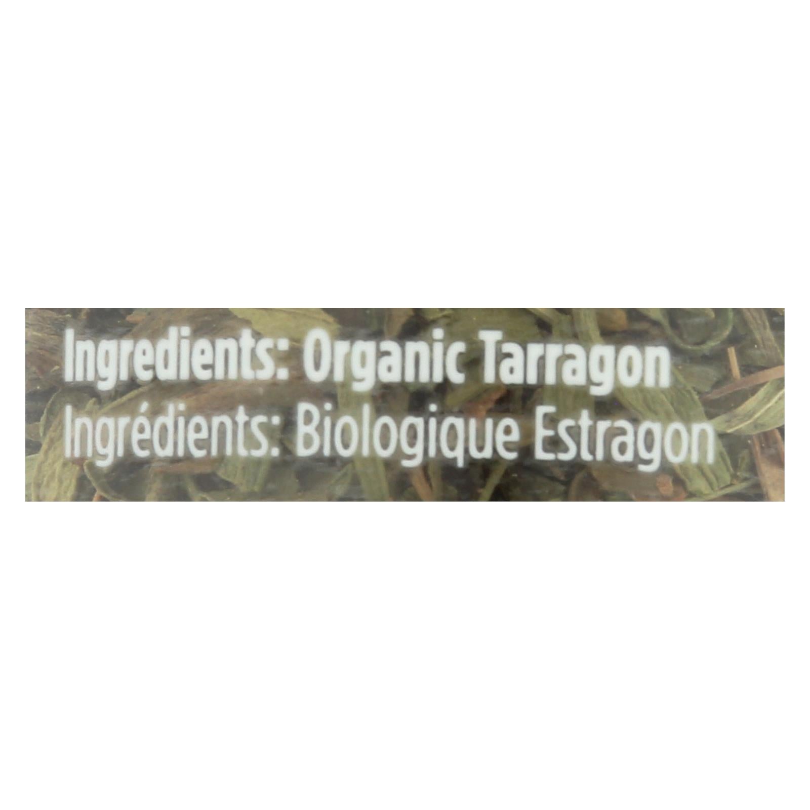 Spicely Organics - Organic Tarragon - Case Of 3 - 0.4 Oz. - Maras Green