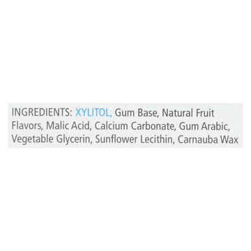Spry Xylitol Gums - Fresh Fruit - Case Of 20 - 10 Count - Maras Green