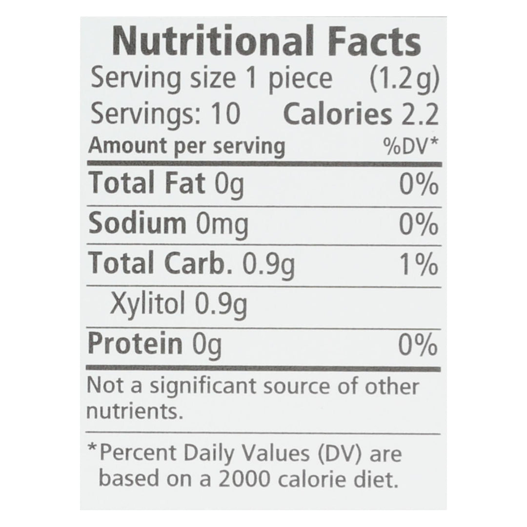 Spry Xylitol Gums - Fresh Fruit - Case Of 20 - 10 Count - Maras Green