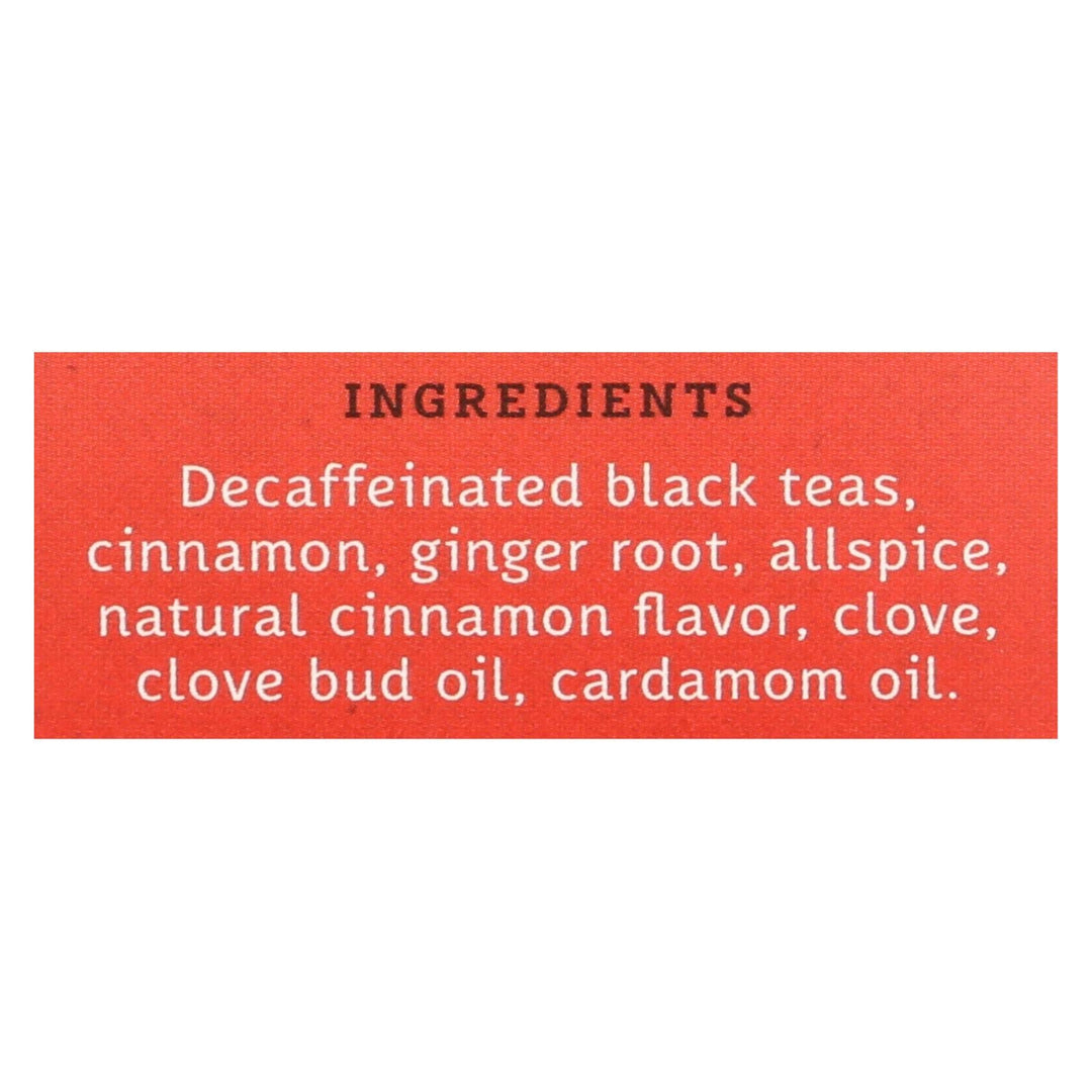 Stash Tea - Tea Decaf Chai Spice - Case Of 6 - 18 Ct - Maras Green