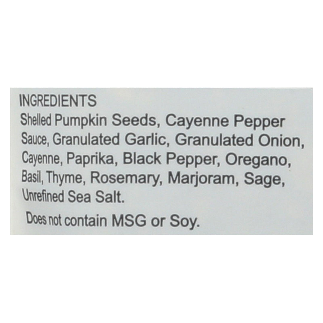 Superseedz Gourmet Pumpkin Seeds - Somewhat Spicy - Case Of 6 - 5 Oz. - Maras Green