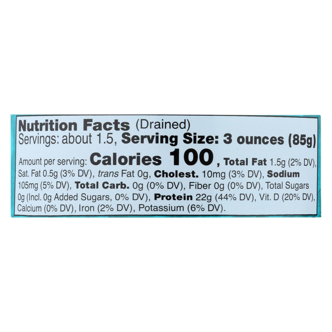 Sustainable Seas Chunk Albacore Tuna In Water - Case Of 12 - 5 Oz - Maras Green