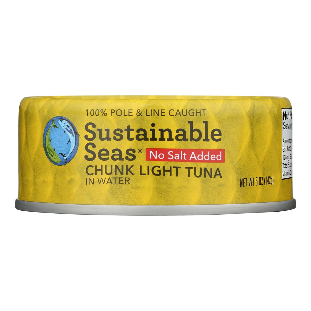 Sustainable Seas Chunk Light Tuna In Water - Case Of 12 - 5 Oz - Maras Green