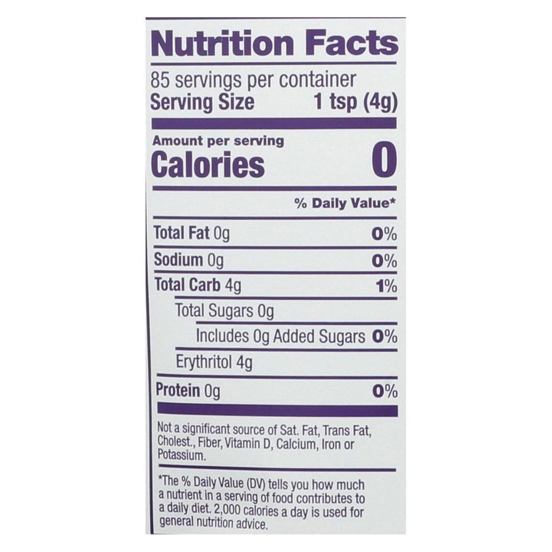 Swerve - Sweetener - Granular - Case Of 6 - 12 Oz. - Maras Green