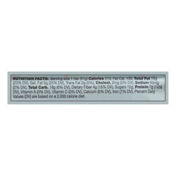 Taos Bakes - Bar Tsted Cocont Vanilla Bean - Case Of 12 - 1.8 Oz - Maras Green