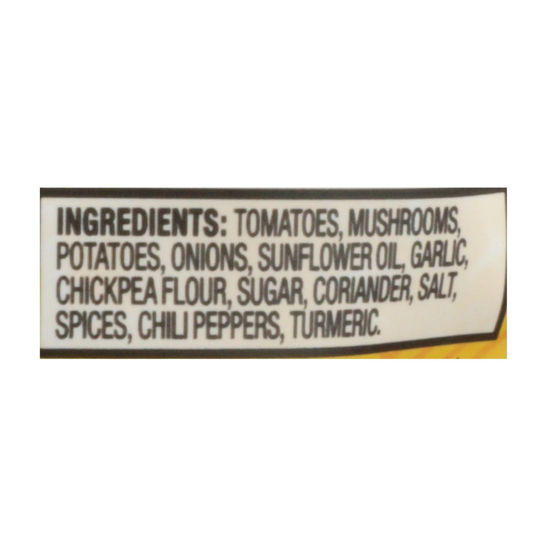 Tasty Bite Entree - Indian Cuisine - Mushroom Masala - 10 Oz - Case Of 6 - Maras Green