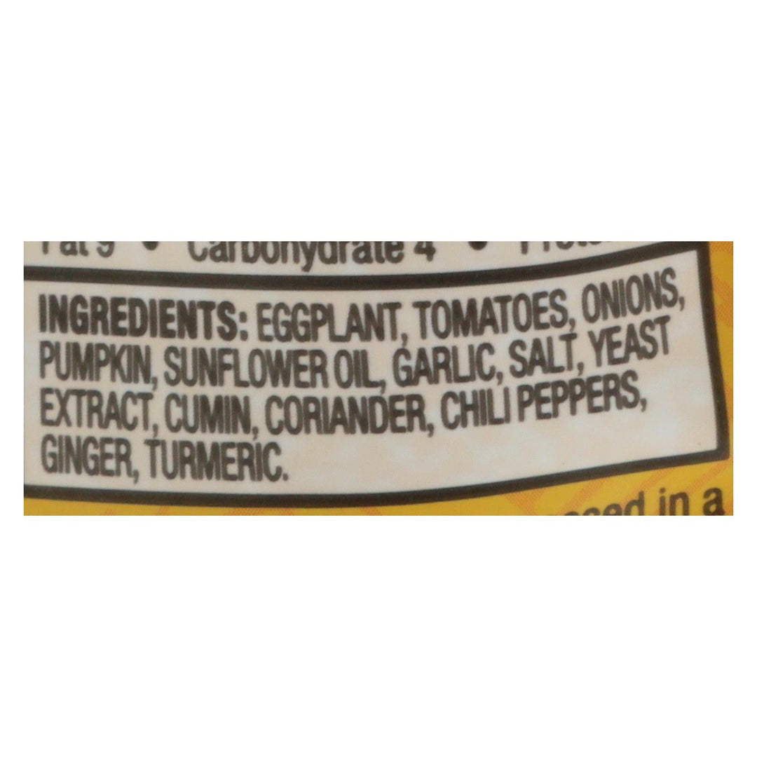 Tasty Bite Entree - Indian Cuisine - Punjab Eggplant - 10 Oz - Case Of 6 - Maras Green