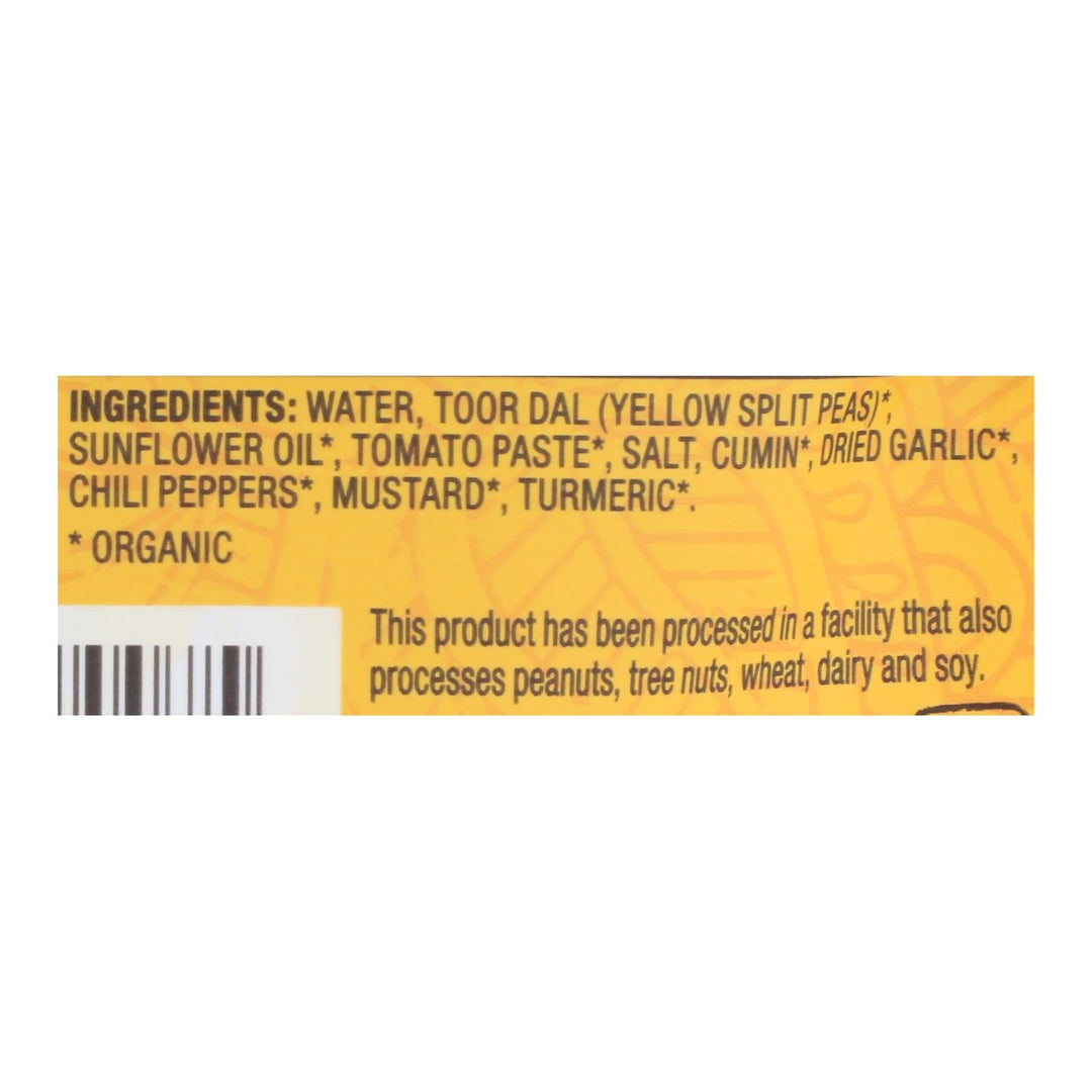 Tasty Bite - Lentils Organic Spicy Tomato And Red Chili Curry - Case Of 6 - 10 Ounces - Maras Green