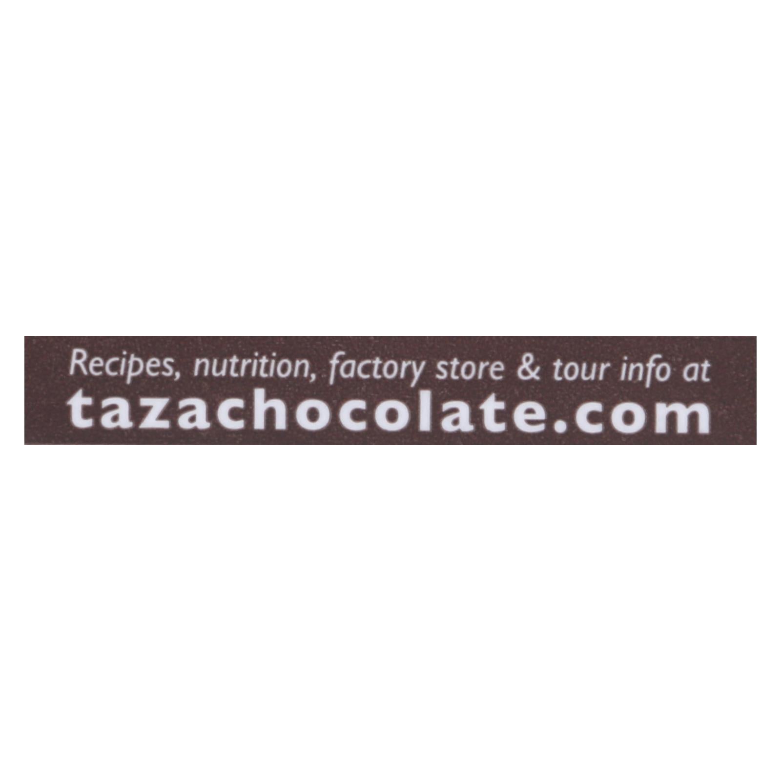 Taza Chocolate Organic Chocolate Mexicano Discs - 55 Percent Dark Chocolate - Coffee - 2.7 Oz - Case Of 12 - Maras Green