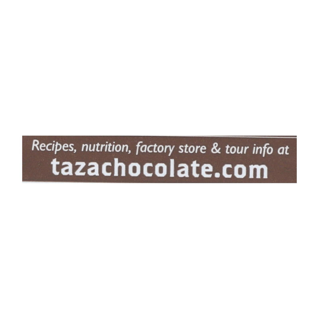 Taza Chocolate Organic Chocolate Mexicano Discs - Super Dark - Case Of 12 - 2.7 Oz. - Maras Green