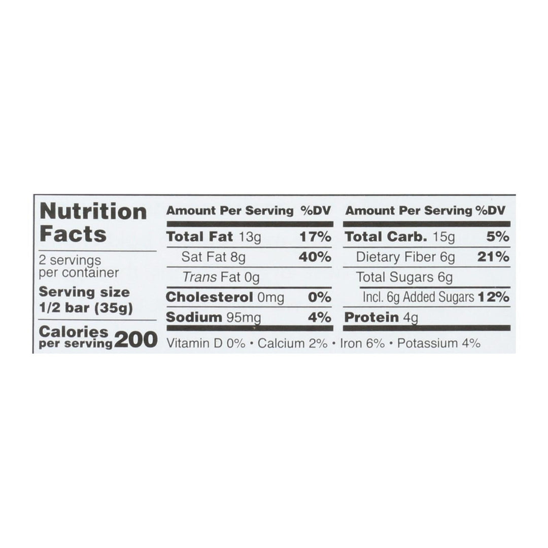 Taza Chocolate Stone Ground Organic Dark Chocolate Bar - Sea Salt And Almond - Case Of 10 - 2.5 Oz. - Maras Green