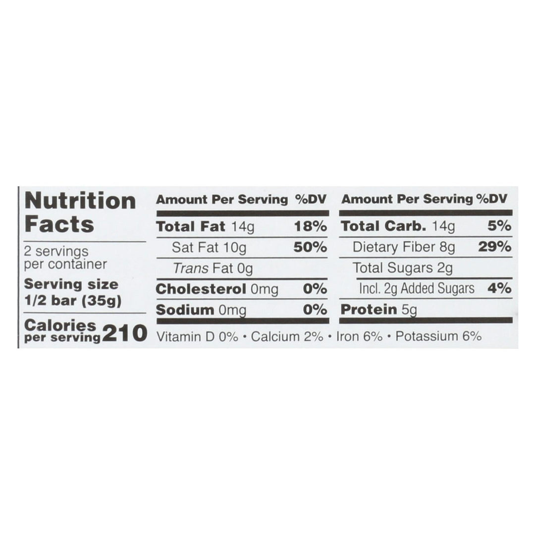 Taza Chocolate Stone Ground Organic Dark Chocolate Bar - Wicked Dark - Case Of 10 - 2.5 Oz. - Maras Green