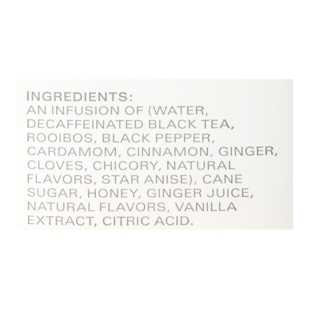 Tazo Tea Decaf Tea - Chai Latte - Case Of 6 - 32 Fl Oz - Maras Green