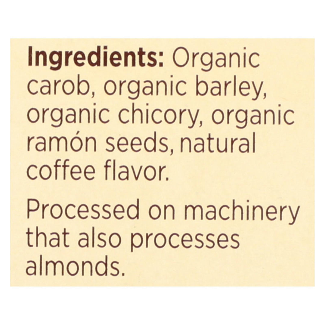 Teeccino French Roast Herbal Coffee Dark Roast - 10 Tea Bags - Case Of 6 - Maras Green