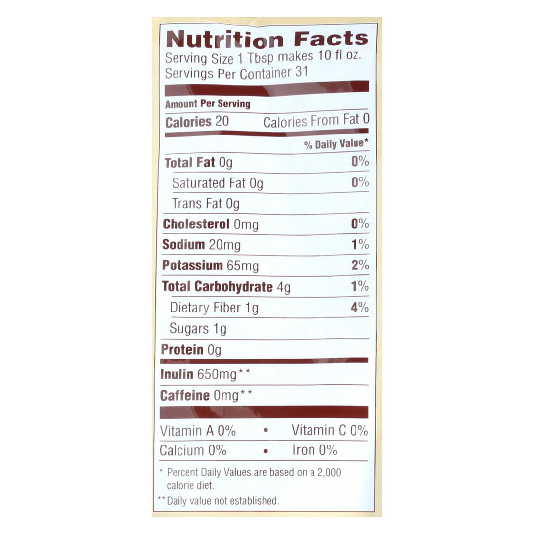 Teeccino Mediterranean Herbal Coffee Hazelnut - 11 Oz - Case Of 6 - Maras Green