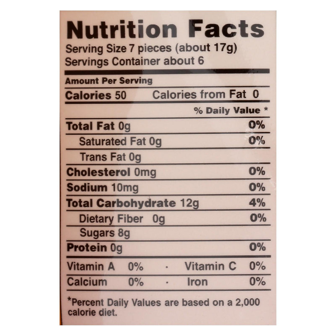 The Ginger People Gin Gins Ginger Spice Drops - Case Of 12 - 3.5 Oz - Maras Green