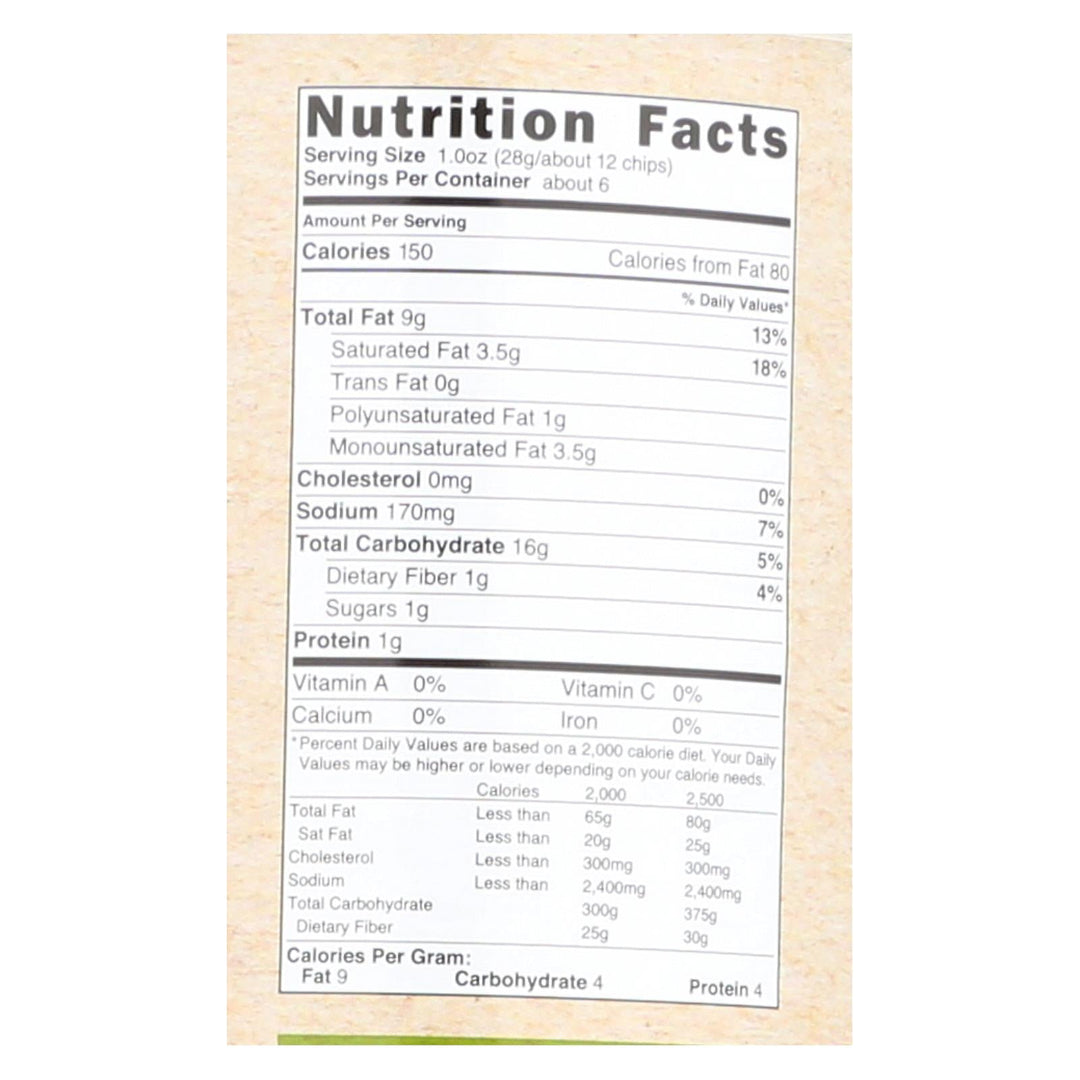 The Good Crisp - Sour Cream And Onion - Case Of 8 - 5.6 Oz. - Maras Green