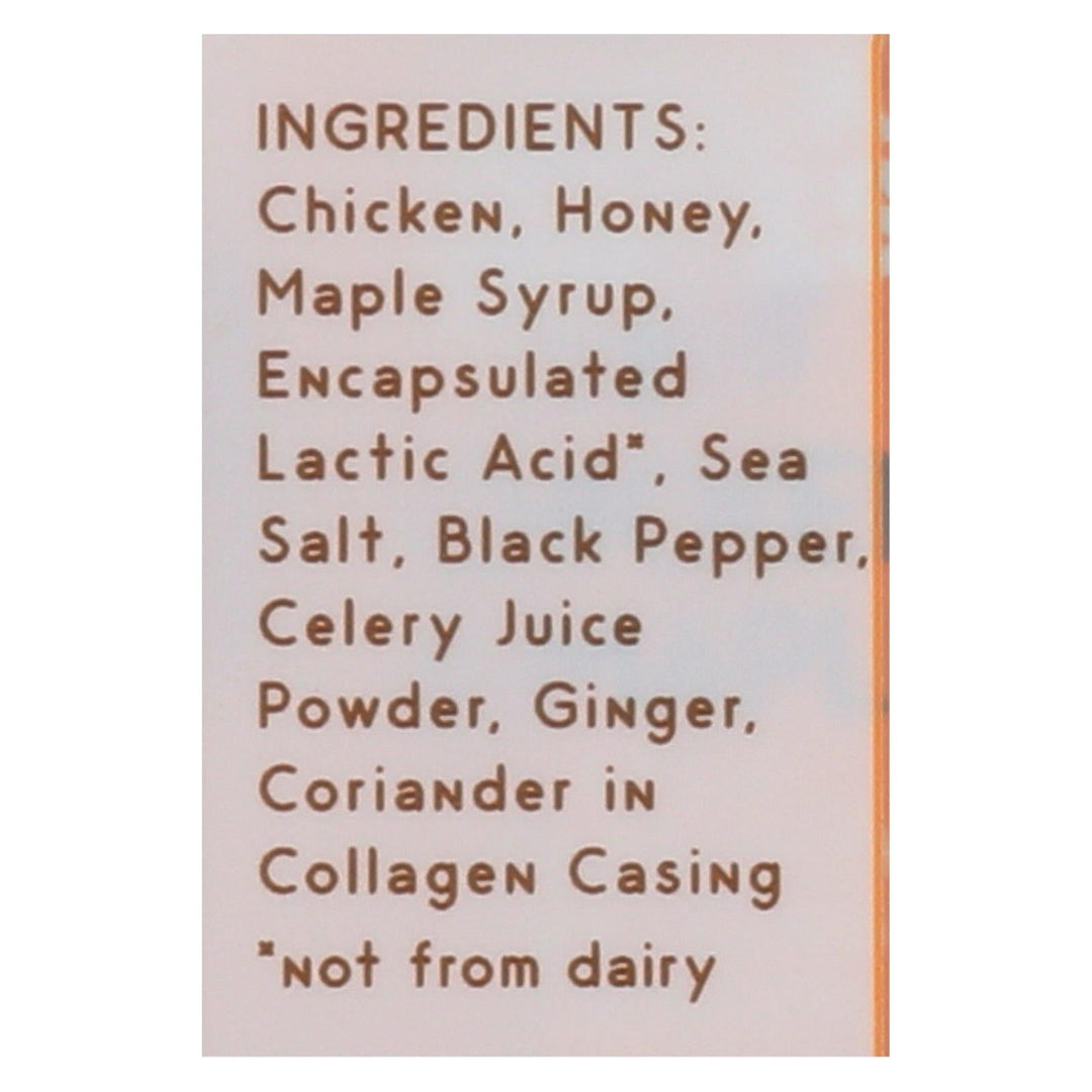 The New Primal - Snack Mates Chicken Maple - Case Of 8 - 2.5 Oz - Maras Green