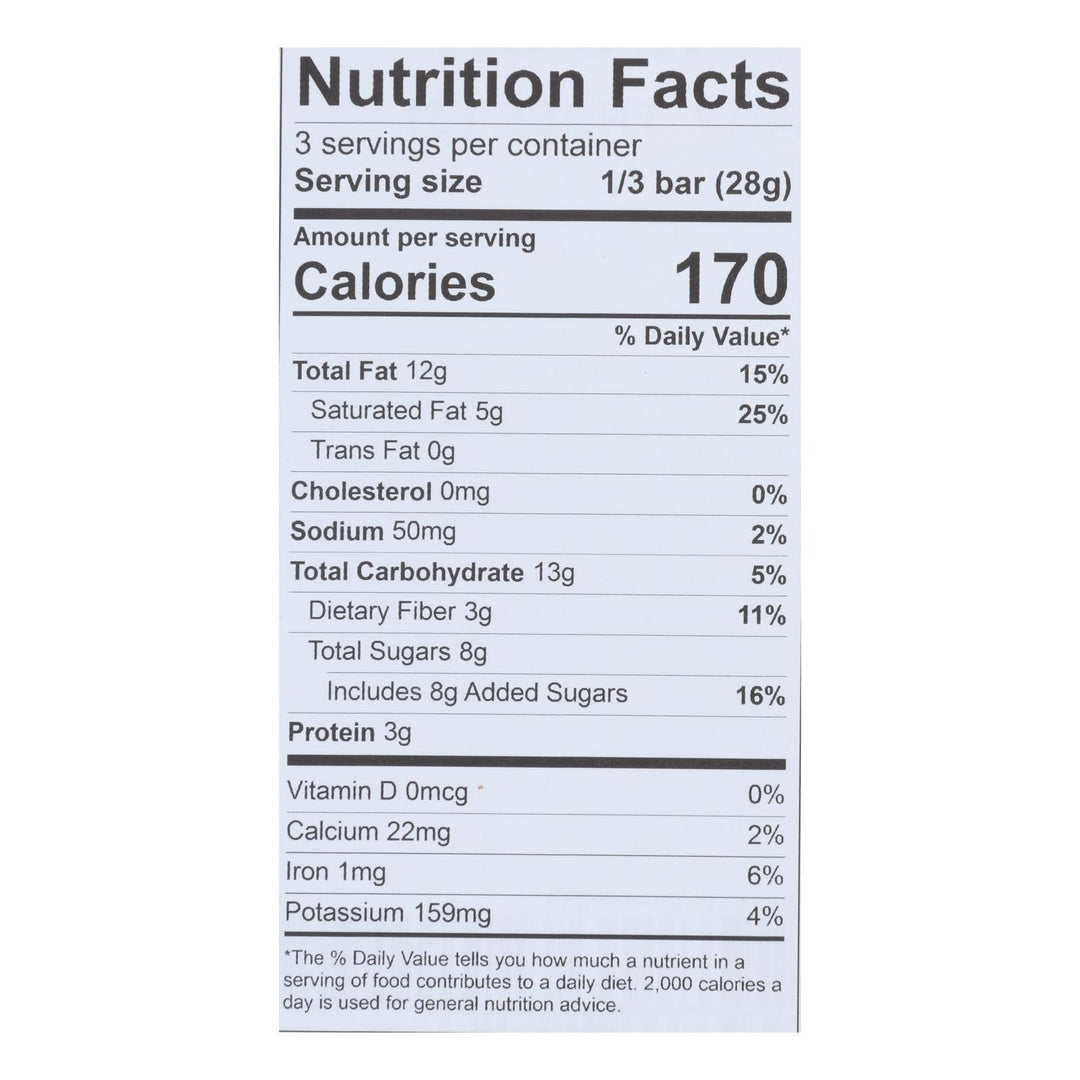 Theo Chocolate Organic Chocolate Bar - Classic - Dark Chocolate - 70 Percent Cacao - Salted Almond - 3 Oz Bars - Case Of 12 - Maras Green